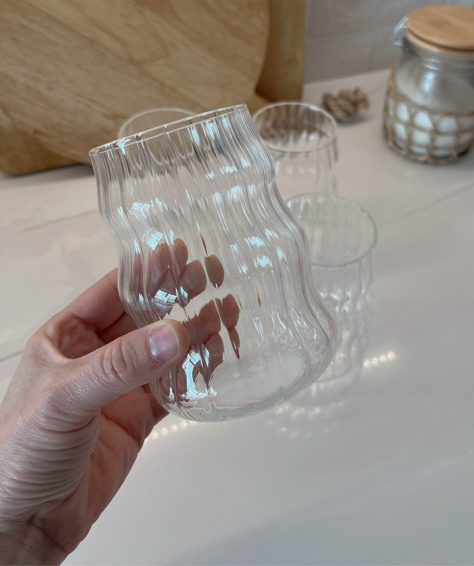 Can you believe these cutie fluted cups are $2.98!!! 


Glassware, glass cups, fluted glass, bubble glass, coffee cups, iced coffee cups


#walmart

#LTKHome