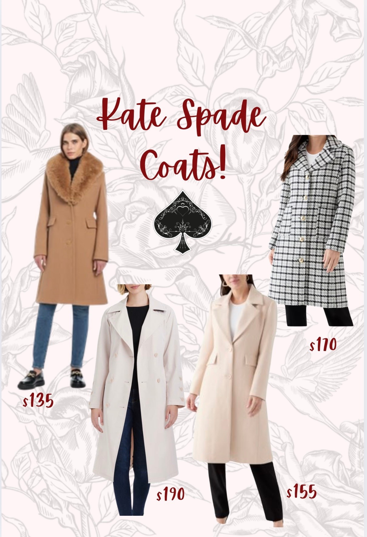 I just bought my daughter the Kate spade coat that you see in the top right corner and she absolutely loves it and so affordable for Kate Spade! I have found a whole collection for you today!



#LTKSaleAlert #LTKHoliday #LTKSeasonal
