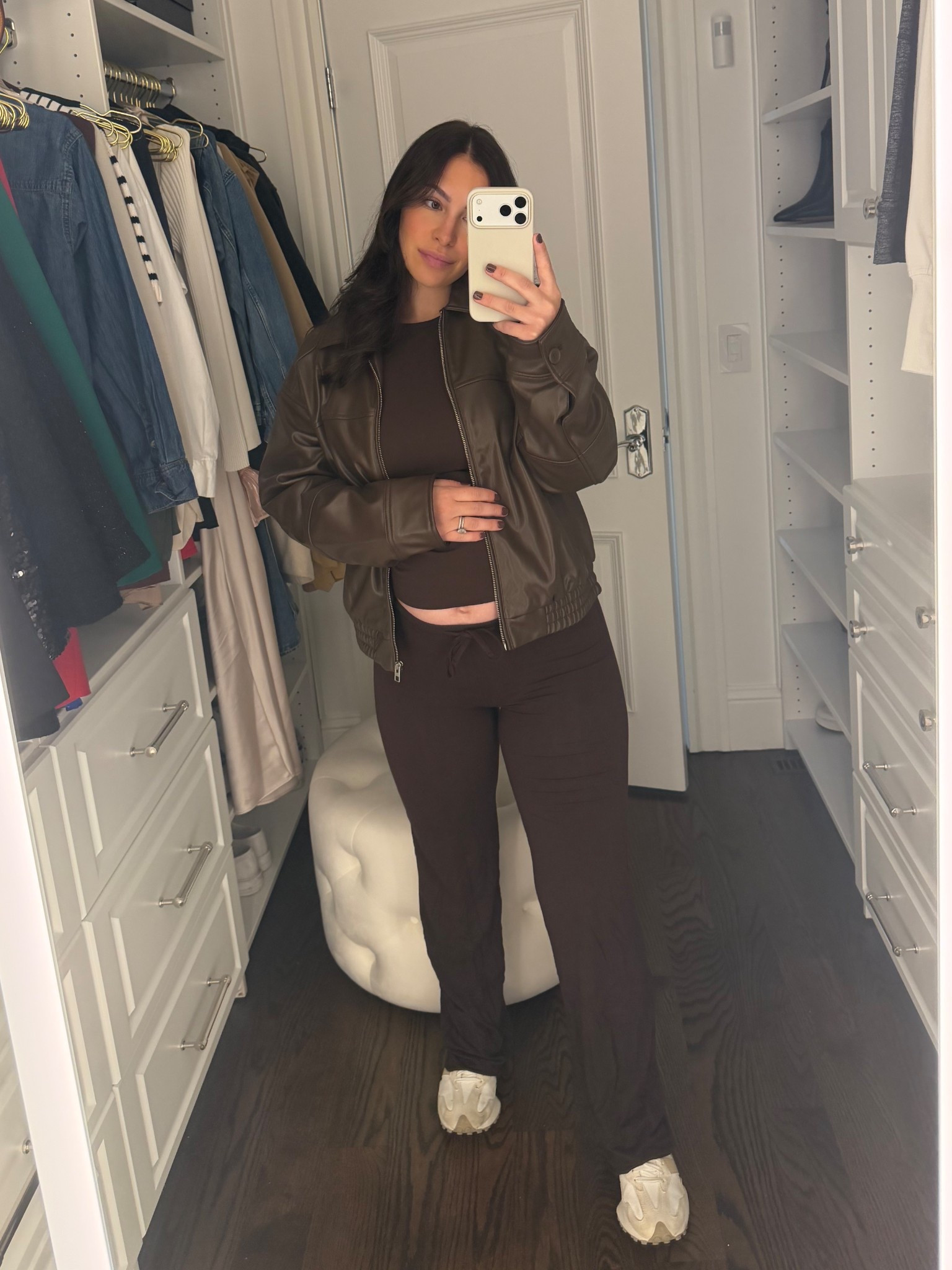 Browns for the bump 🤎 Cozy bumpfit 

#LTKStyleTip #LTKFindsUnder100 #LTKBump