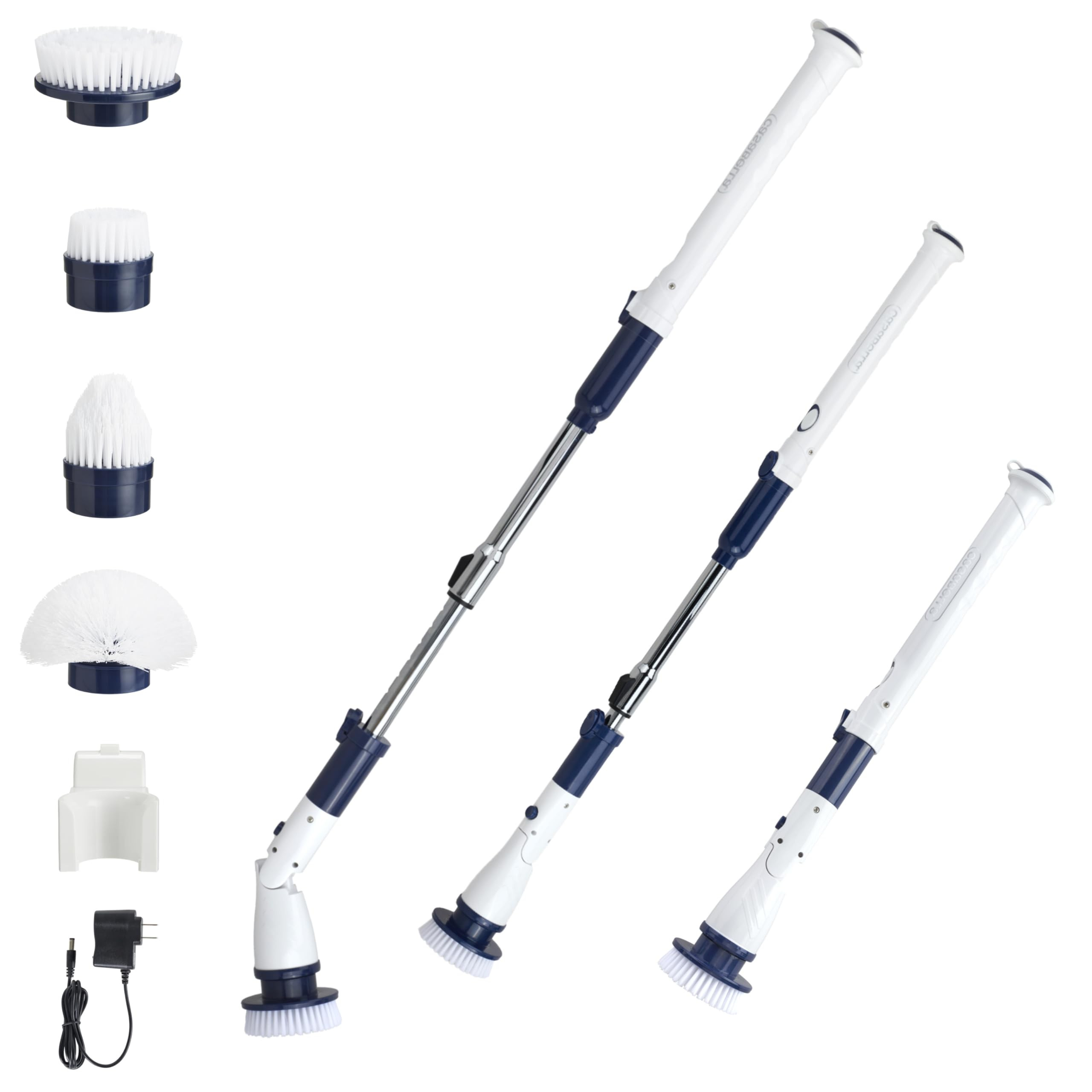 Casabella Power Spin Scrubber, Extendable to 47.5” – Cordless Electric Cleaner for Shower, Ki... | Amazon (US)