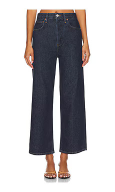 AGOLDE Ren High Rise Wide Leg in Polished from Revolve.com | Revolve Clothing (Global)