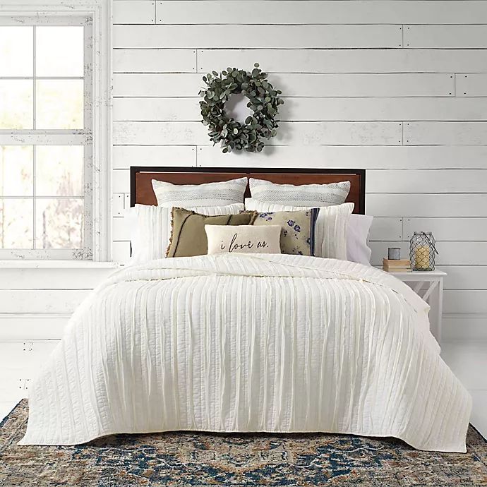 Bee & Willow™ Home French Vintage Ruffled Quilt Set | Bed Bath & Beyond