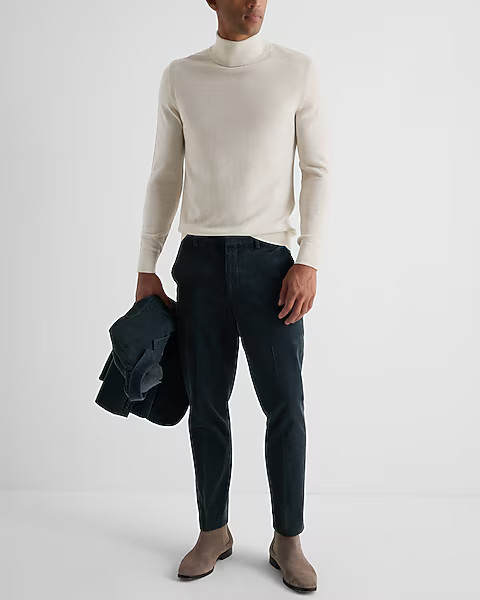 Turtleneck Merino Wool Sweater | Express