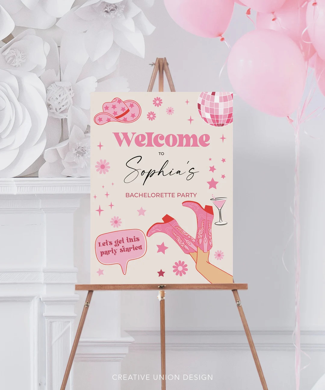 Editable Bachelorette Party Welcome Sign Template - Etsy | Etsy (US)