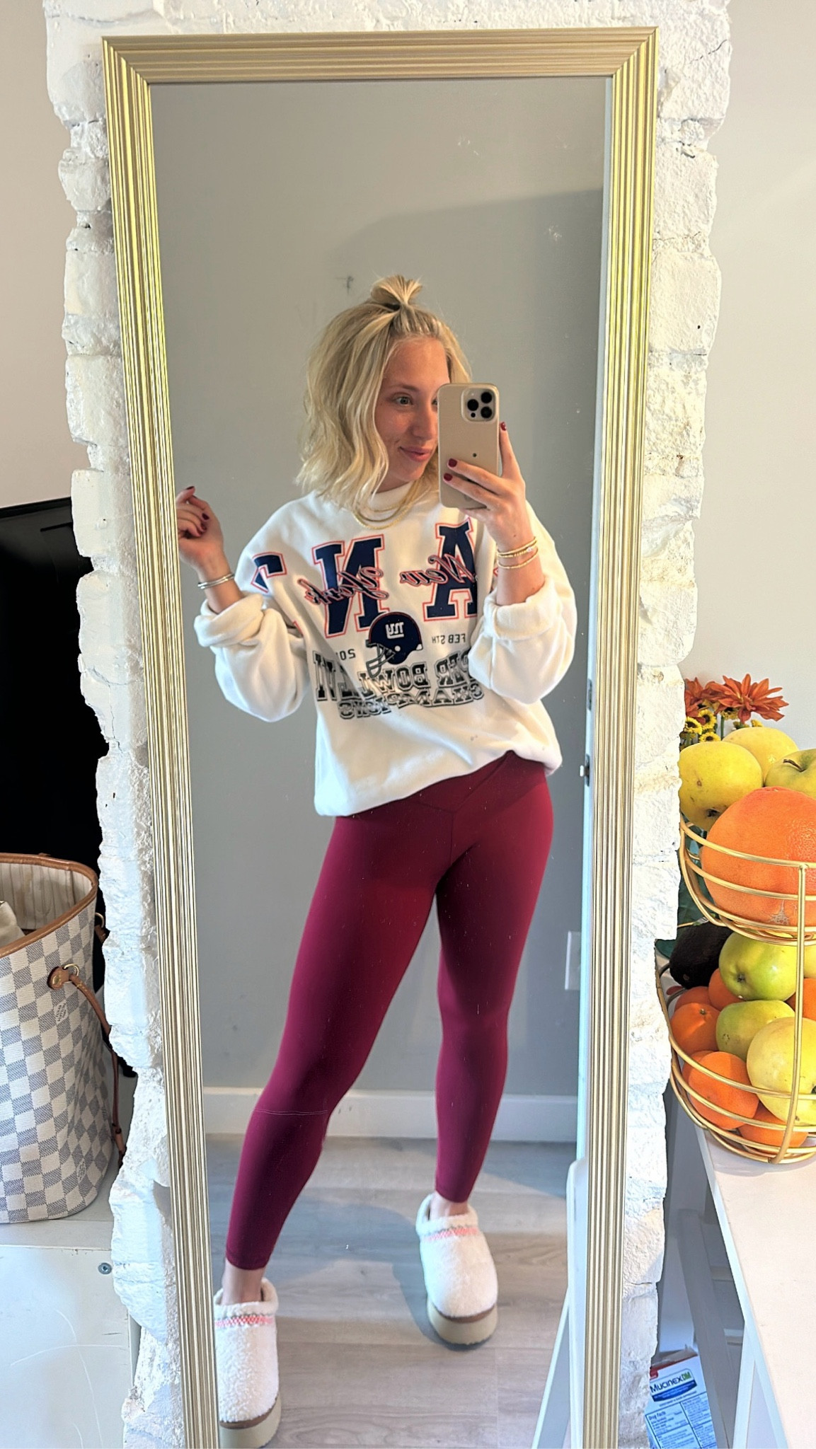 Go sports!! 🏈 New York or nowhere for me! Love supporting my Giants in style. Comes in all different teams though & worth the splurge for this cozy crew neck. Men’s sizes, wearing a M.

#LTKStyleTip #LTKFindsUnder100 #LTKFindsUnder50