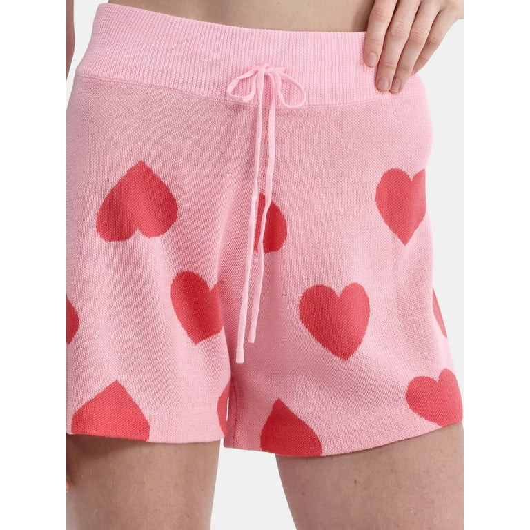 No Boundaries Pantalones Cortos de Punto Intarsia Entrepierna de 2,5'', para Mujer | Walmart (US)