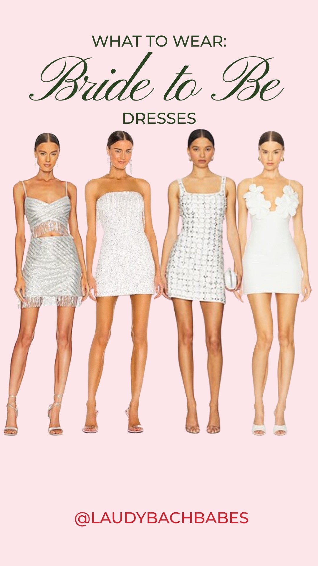 Chic Bridal looks and Elegant White Bachelorette Outfit Inspo for the Bride

#LTKWedding #LTKootd