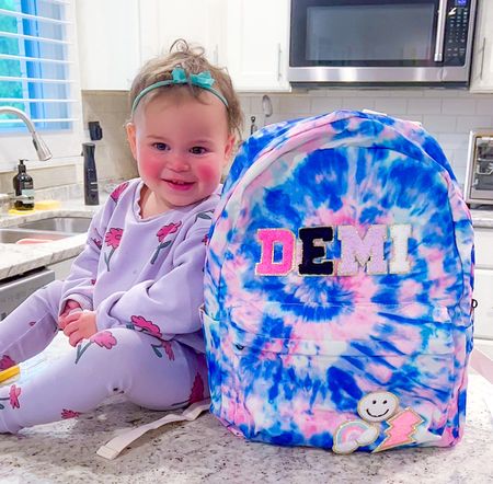 Stick-on letters (stoney clover vibe) + this tie-dye backpack and it comes with a matching lunch box = pure adorableness!

#LTKfamily #LTKGiftGuide #LTKkids