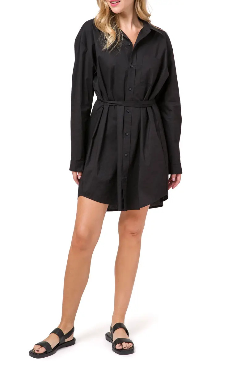Gia Long Sleeve ShirtdressWAYF | Nordstrom