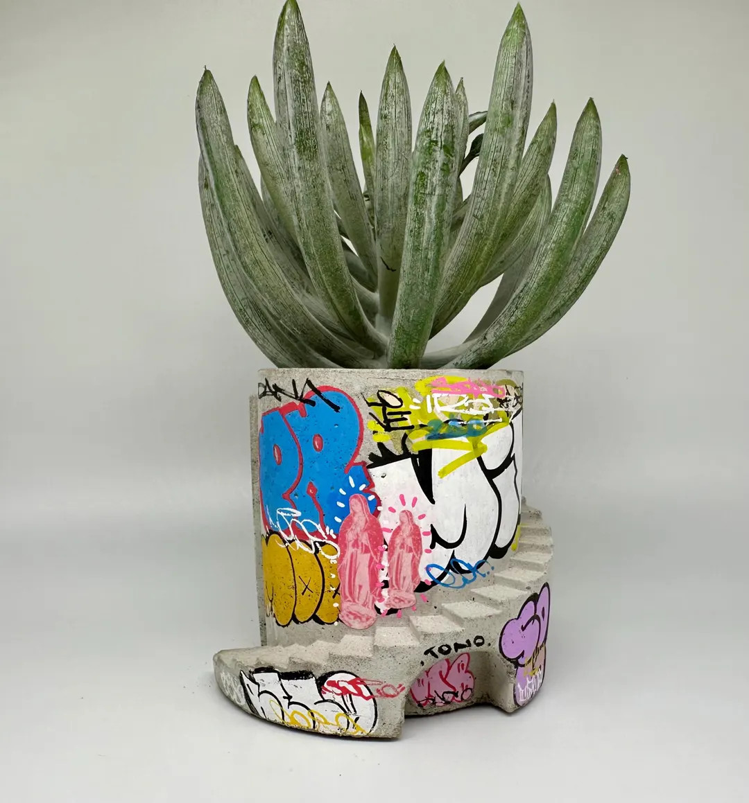 Planter / Graffiti Planter / Handmade Gift / Unique Gift / Personalized Gift / Gifts for Her / Gi... | Etsy (US)