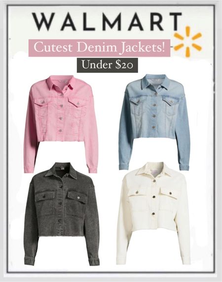 Love these denim jackets! Perfect for spring fashion🌸🌸
#ltkunder20
#clothingtrends
#womensjackets

#LTKU #LTKSeasonal #LTKstyletip