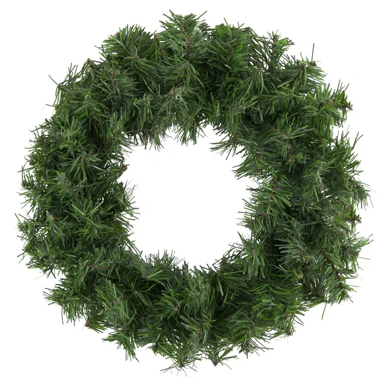 12" Mini Canadian Pine Artificial Christmas Wreath - Unlit | Walmart (US)