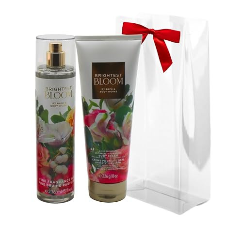 Bath & Body Works BRIGHTEST BLOOM Fine Fragrance Mist & Ultimate Hydration Body Cream 2-piece Gif... | Amazon (US)