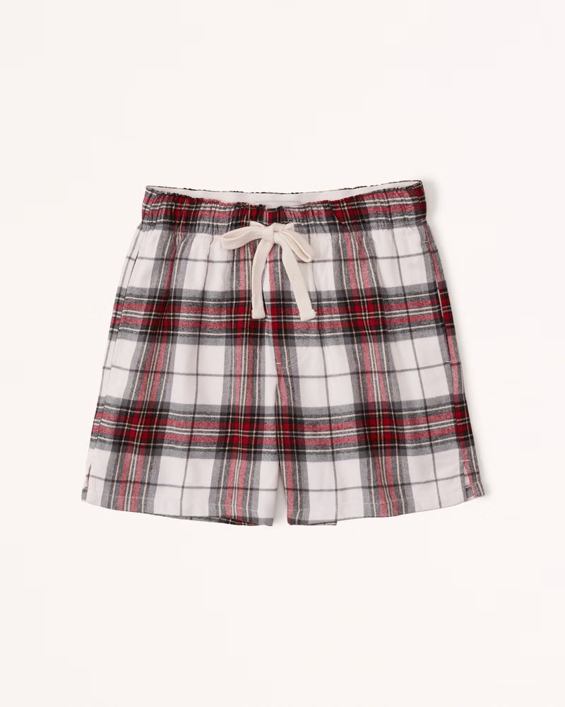 Flannel Sleep Shorts | Abercrombie & Fitch (US)