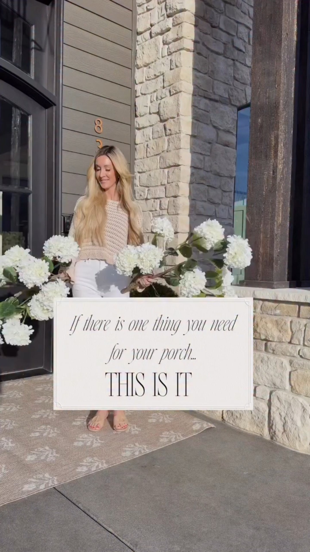 Spring front porch must have!

Spring, spring home, spring home decor, outdoor deco, hydrangeas, faux floral, white florals, planter, outdoor rug, faux greenery, Amazon home, Walmart home

#LTKSeasonal #LTKHome #LTKdayinmylife