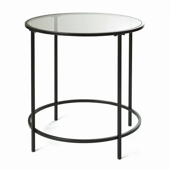 Better Homes & Gardens Nola Side Table, Black Finish | Walmart (US)