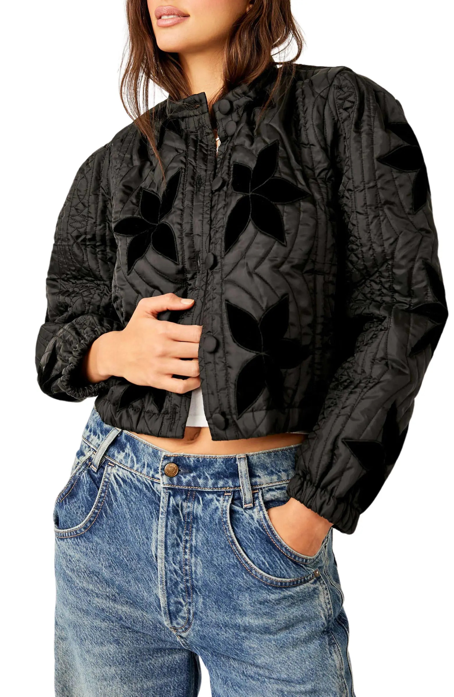 Quinn Quilted Crop Jacket | Nordstrom