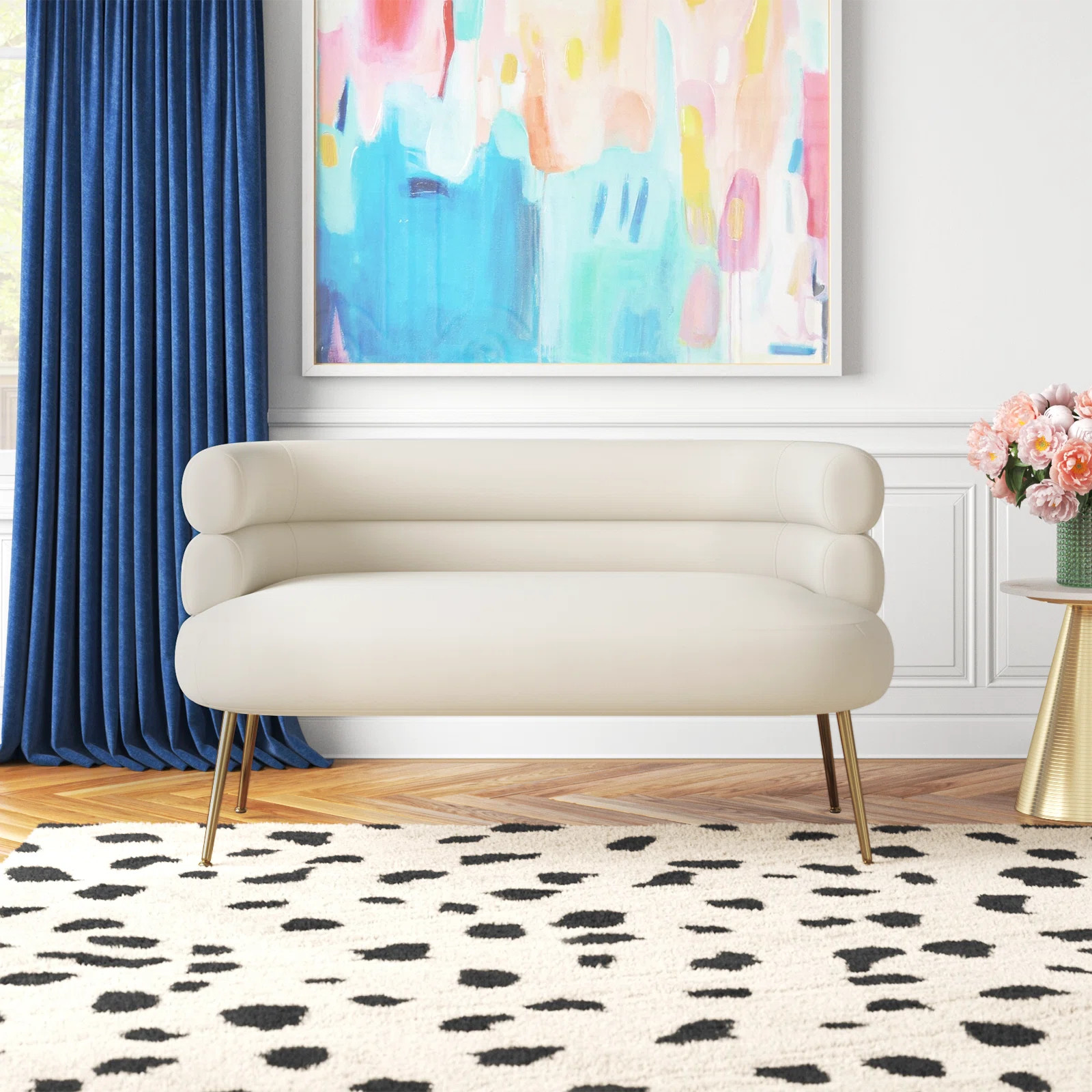 Etta Avenue™ Demetrius  50'' Upholstered Loveseat & Reviews | Wayfair | Wayfair North America