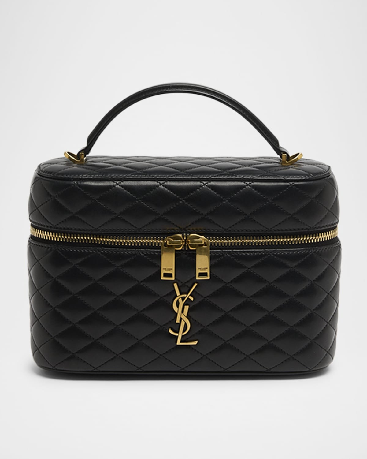 Gaby Large YSL Vanity Bag in Quilted Leather | Neiman Marcus