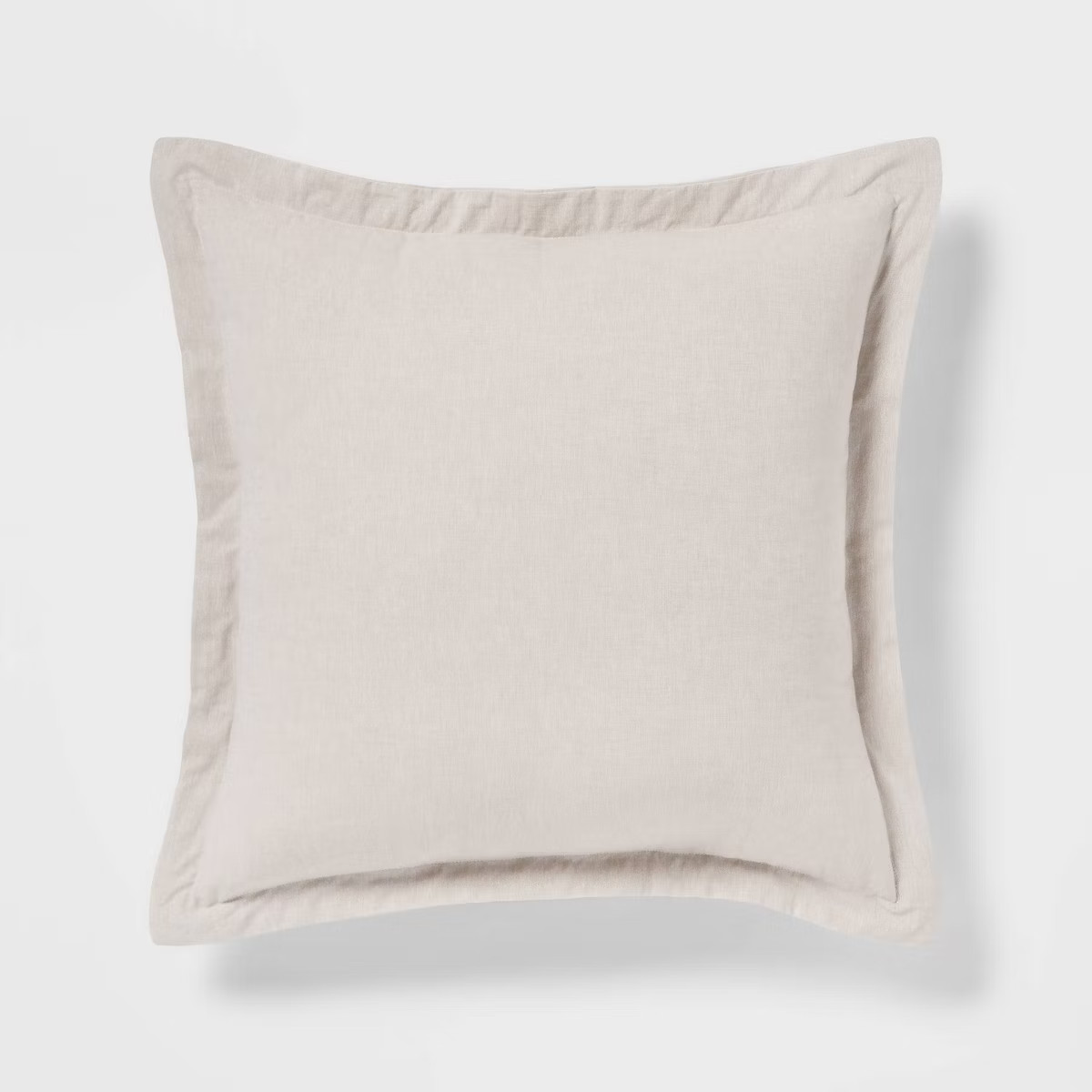 Euro Cotton Linen Blend Chambray Decorative Throw Pillow - Threshold™ | Target