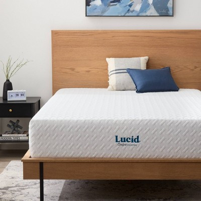 Lucid Comfort Collection Plush 14" Memory Foam Mattress - Full: CertiPUR-US Certified, Cooling, Hypoallergenic, 14 Inch | Target