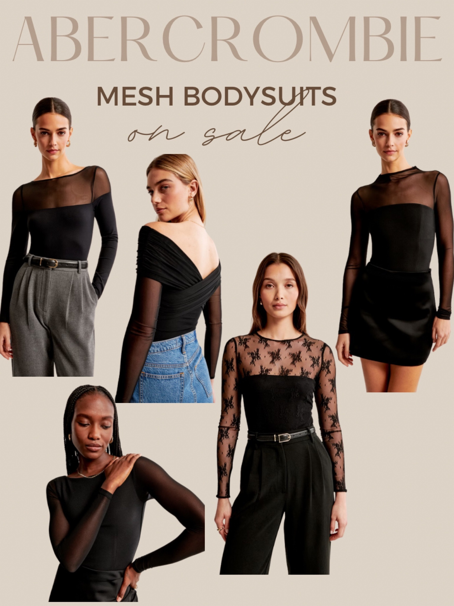 Abercrombie mesh bodysuits 20% off! 

Holiday parties, holiday party outfits, holiday outfits 

#LTKHoliday #LTKsalealert #LTKSeasonal