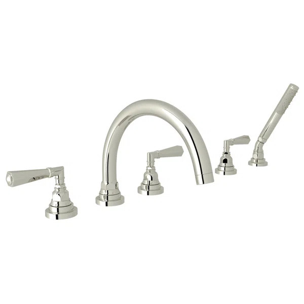 San Giovanni™ 5-Hole Deck Mount Tub Filler | Wayfair North America