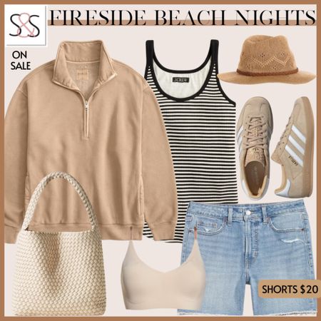 This tank with Jean shorts is the perfect summer beach outfit! Pair with Adidas gazelle’s for a comfy and polished look well into the fall!

#LTKTravel #LTKSeasonal #LTKStyleTip
