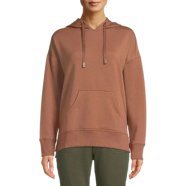 Athletic Works Women's Soft Hoodie With Front Pockets - Walmart.com | Walmart (US)