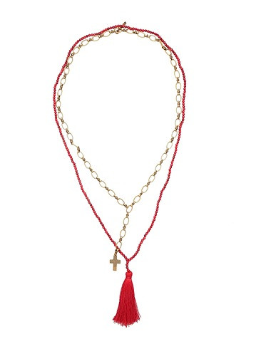 TWINSET  | Halskette Rot Damen | YOOX | YOOX (DE)