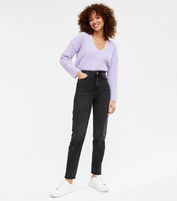 Black Waist Enhance Tori Mom Jeans 
						
						Add to Saved Items
						Remove from Saved Items | New Look (UK)