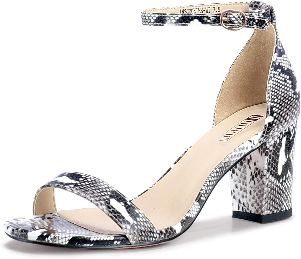 IDIFU Women's 3 Inch Heel Sandals for Women | Amazon (US)