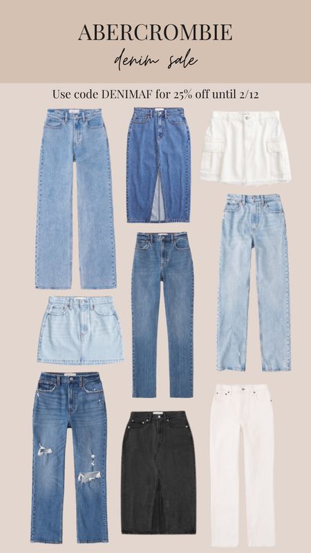 Abercrombie Denim Sale

Use code DENIMAF for 25% off until 12/12

Abercrombie Jeans, Denim, Mini Skirt, Midi Skirt, Must Have Denim

#LTKSpringSale #LTKSeasonal #LTKstyletip