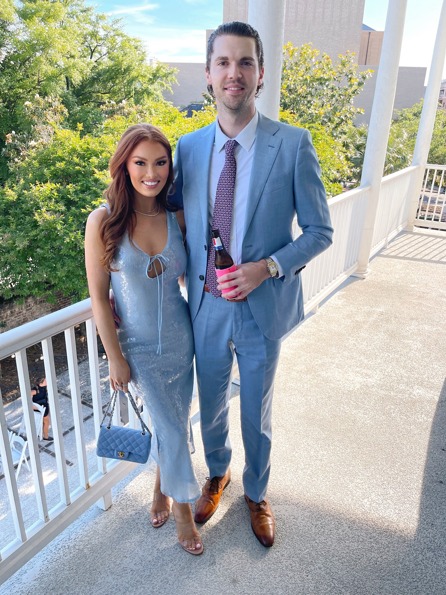 Congrats to Mr & Mrs Savage 🤍✨ We had the best time in Charleston!

Wedding. Wedding guest. Blue sequin dress. Blue dress. Blue suit. Suit supply. Revolve. Bardot. Clear heels. Menswear. Wedding guest attire. 

#LTKWedding #LTKMens #LTKStyleTip