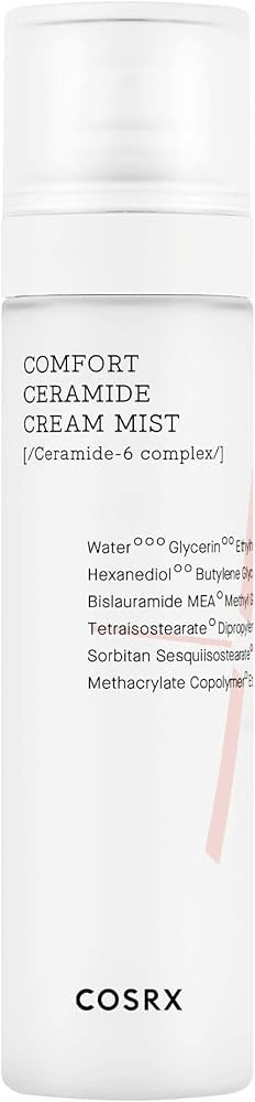 COSRX Comfort Ceramide Cream Mist | Ceramide-6 Complex | Korean Skin Care, Hydrating, Moisturizin... | Amazon (US)