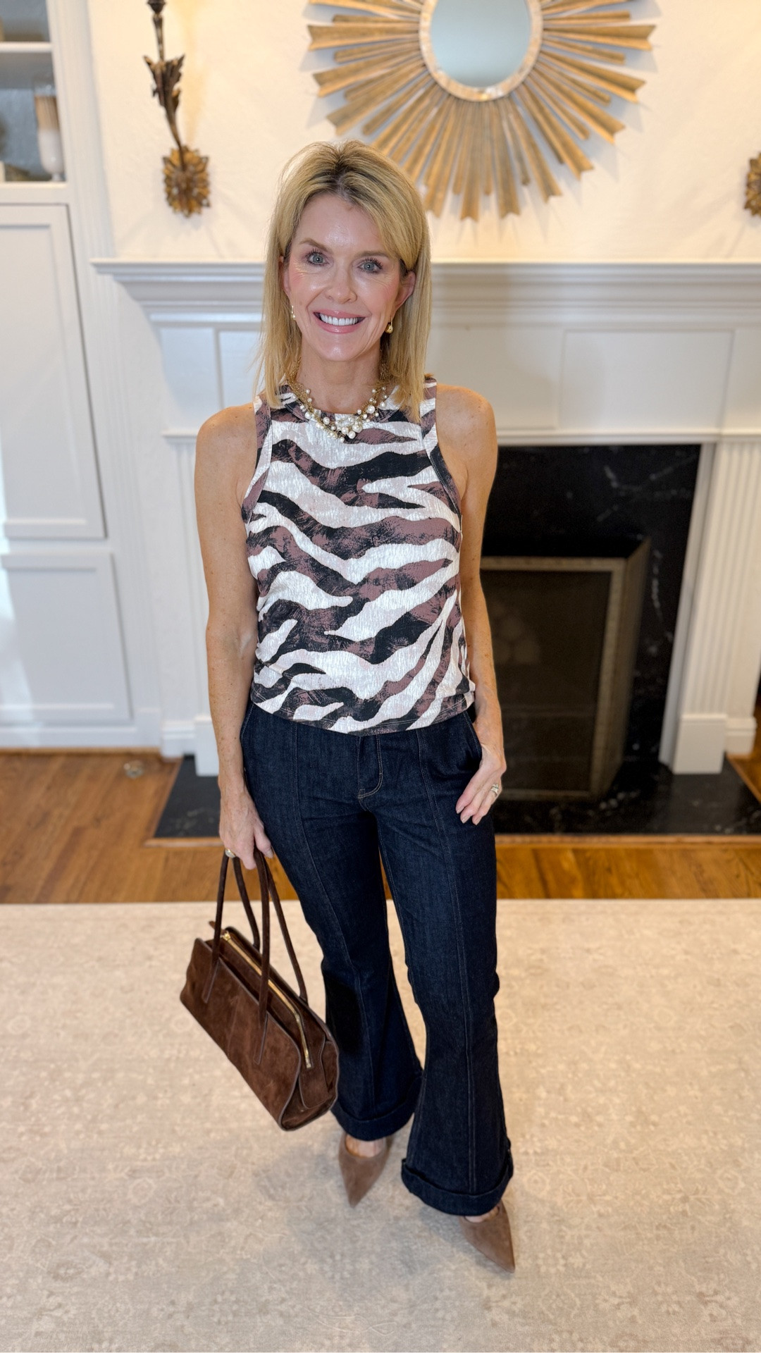 These jeans are absolutely fabulous and a wonderful price! This LNA top is also on sale for $34, run don’t walk! 😉