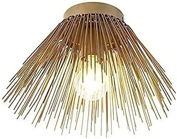 MENG Art Deco Ceiling Lamp | Ceiling Flush Light Gold - Broom - Country - Suitable for Led E27 | ... | Amazon (US)
