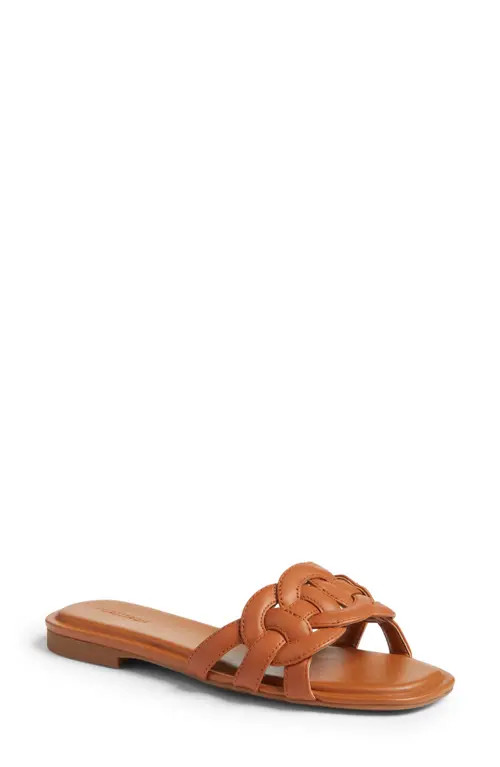 Nordstrom Carolina Slide Sandal in Tan Toffee at Nordstrom, Size 7.5 | Nordstrom