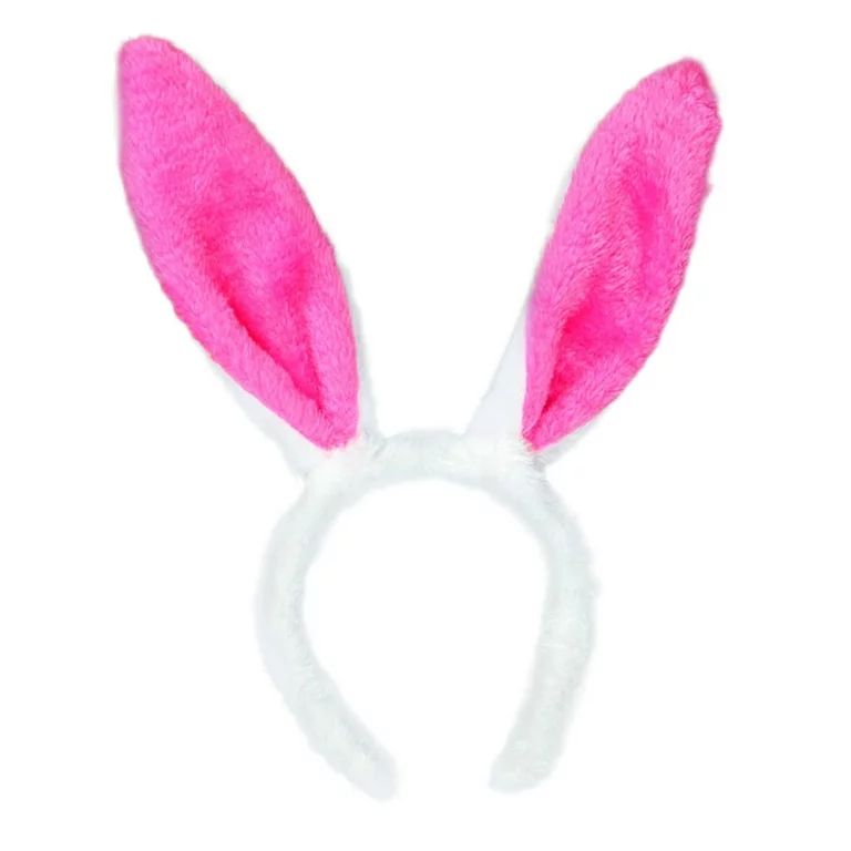 Odeerbi Easter Plush Bunny Ears Headband for Kids Adults Funny Plush Rabbit Ears Hairband Hair Ac... | Walmart (US)