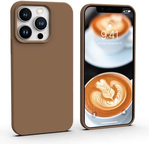 IceSword iPhone 13 Pro Max Case Coffee(2021), Liquid Silicone Slim Drop Protective Shockproof Pho... | Amazon (US)