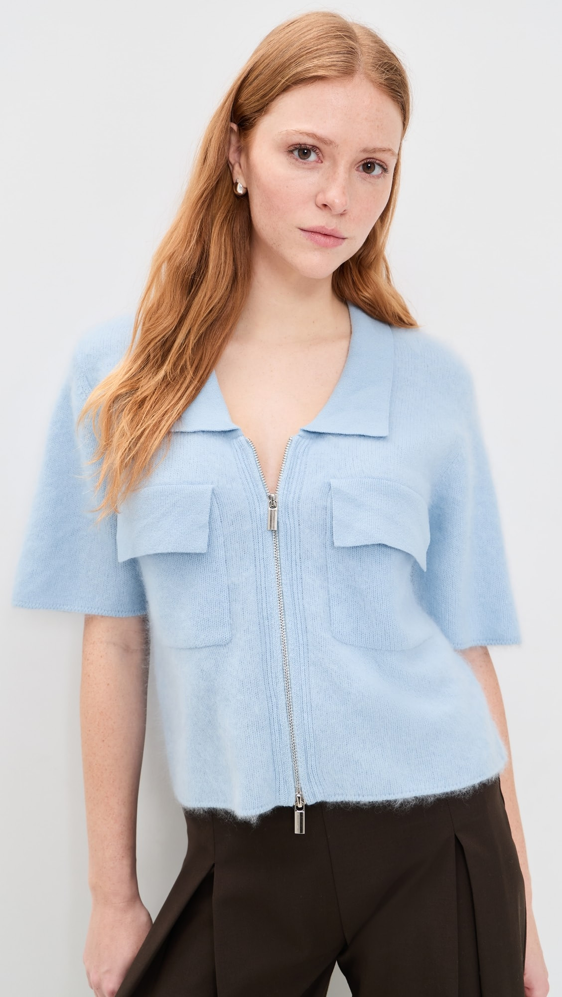 Erika Brushed Wool Knitted Shirt | Shopbop