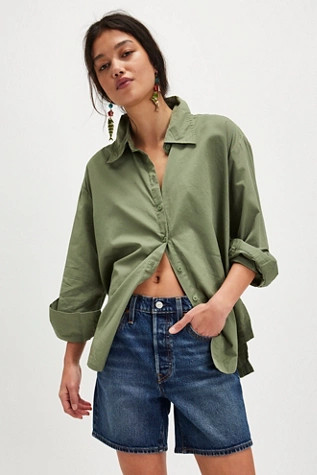 Levi's 501 Mid Thigh Shorts | Free People (Global - UK&FR Excluded)