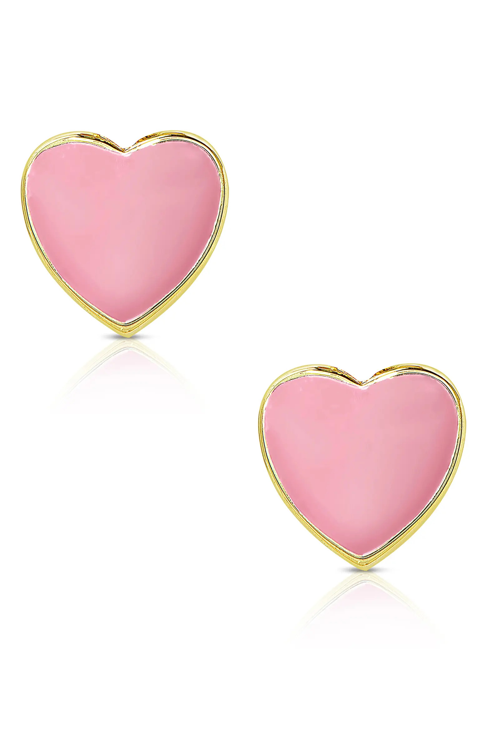 Lily Nily Heart Stud Earrings | Nordstrom | Nordstrom