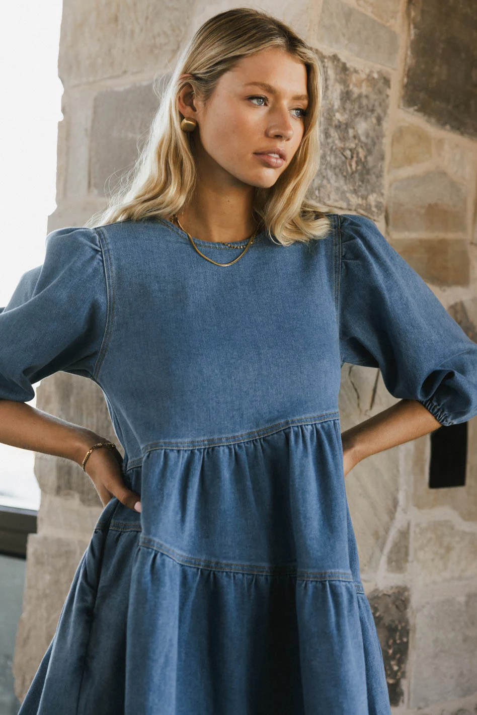 Sorrel Denim Mini Dress | Böhme US
