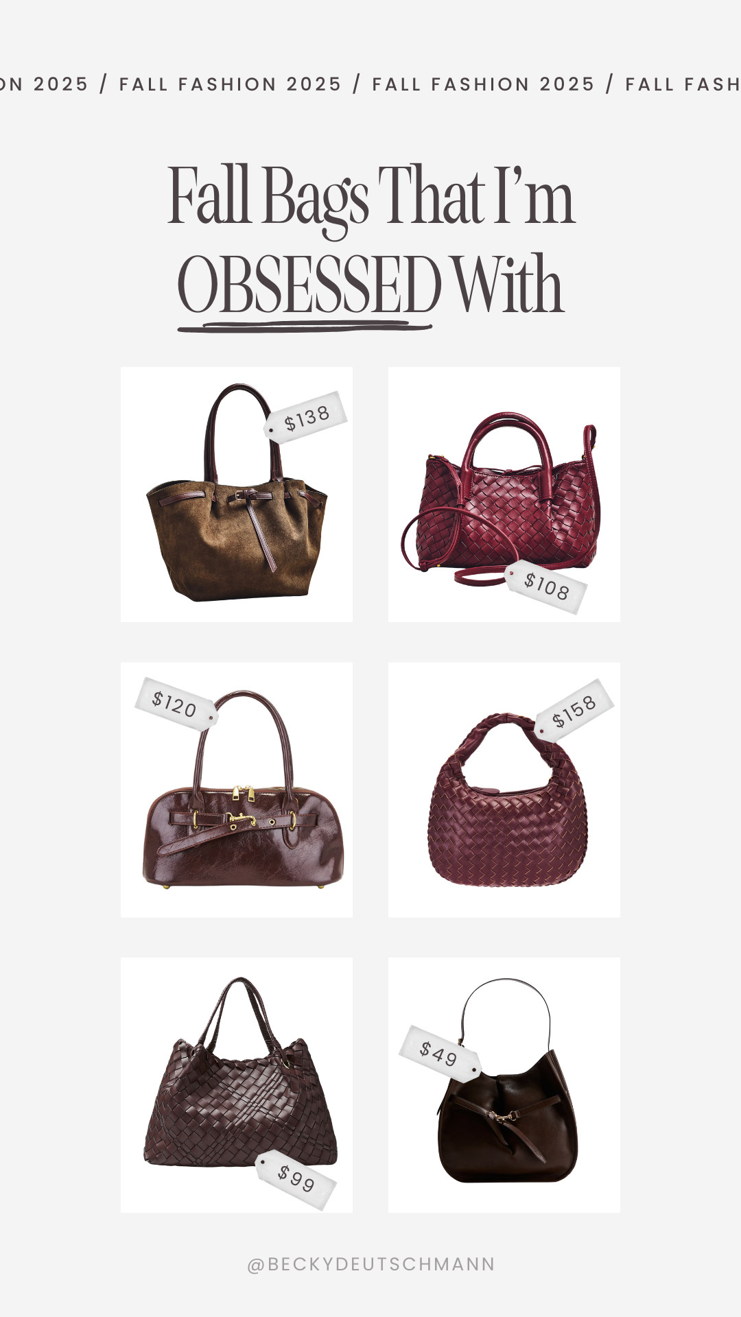 Fall bags that I am currently obsessed with 🤎 

 #LTKcanada #LTKstyletip #LTKbag