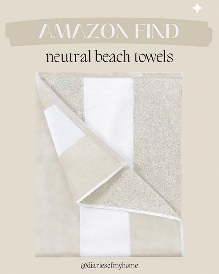 Amazon Find: Neutral Beach Towels 🏝️


#amazonfind #founditonamazon #amazon #beach #pool #towels #resort #vacation #travel #neutrals #aesthetic #plush #cozy 

#LTKSeasonal #LTKTravel #LTKSwim