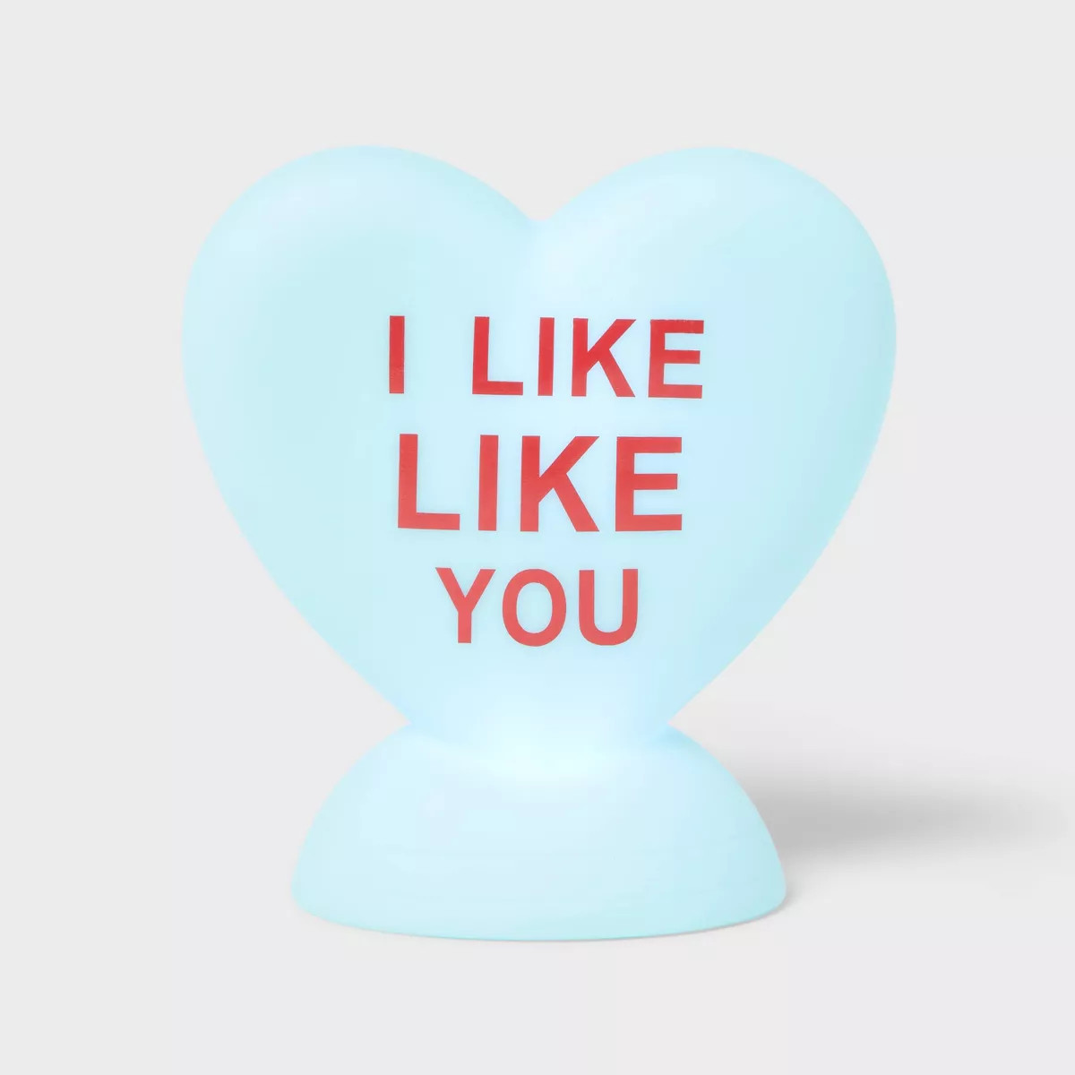 Light Up Valentine's Day Blow Mold Heart - Teal - Spritz™ | Target