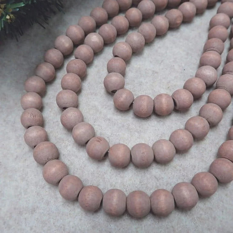 Holiday Time Wood Bead Garland, 12' | Walmart (US)
