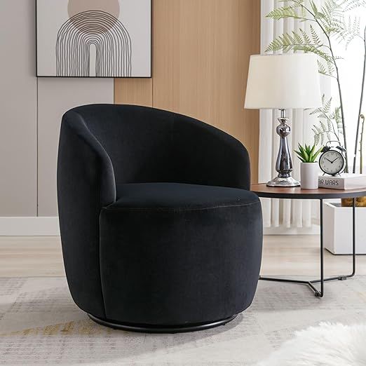 CALABASH Swivel Chairs, Swivel Barrel Chair for Living Room, Accent Round 360° Swivel Club Chair... | Amazon (US)