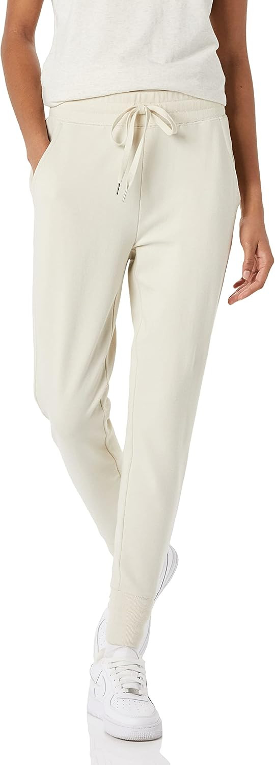 Daily Ritual Women's Terry Cotton and Modal Drawstring Jogger Pant | Amazon (US)